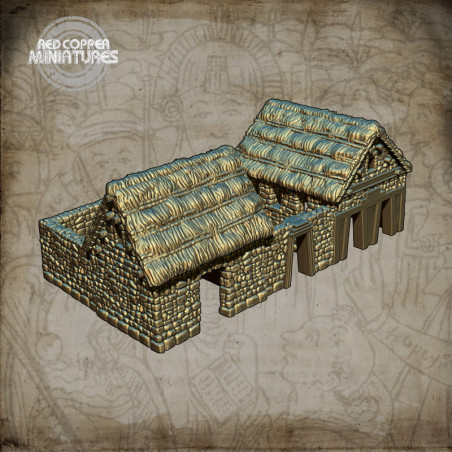 Inca village - Render