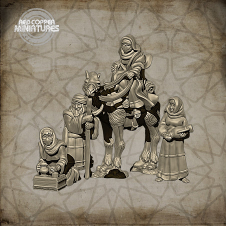 Arab civilians - Render