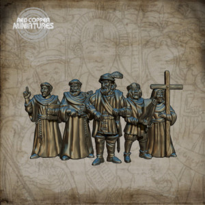 Gobernadores y misioneros coloniales - Render