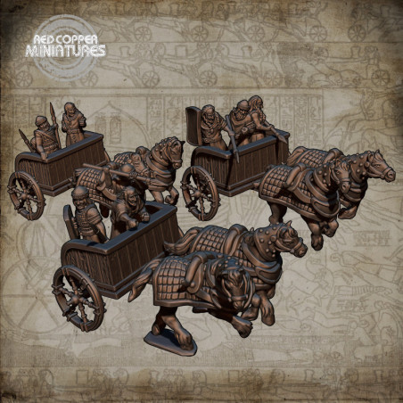Carros pesados del Imperio Hitita - Render