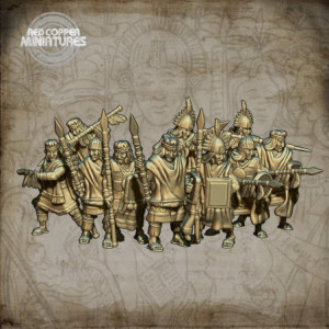 Inca spearmen - Render