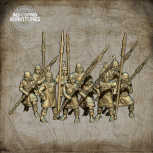 Lanceros incas - Render