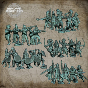 Pack de ejército maya para DBA y Triumph! - Renders