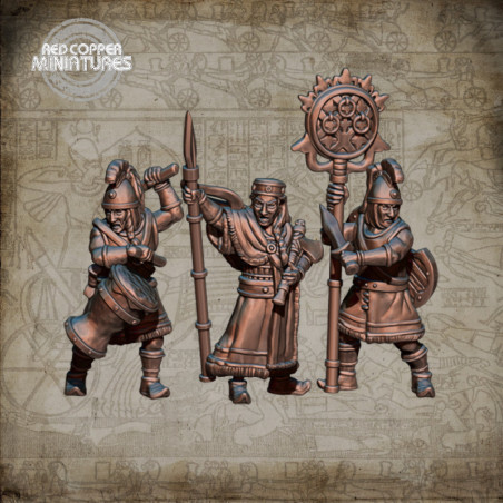 Grupo de mando del Imperio Hitita - Render