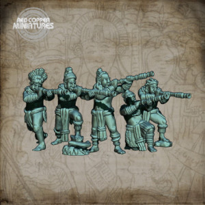 Hostigadores mayas - Render