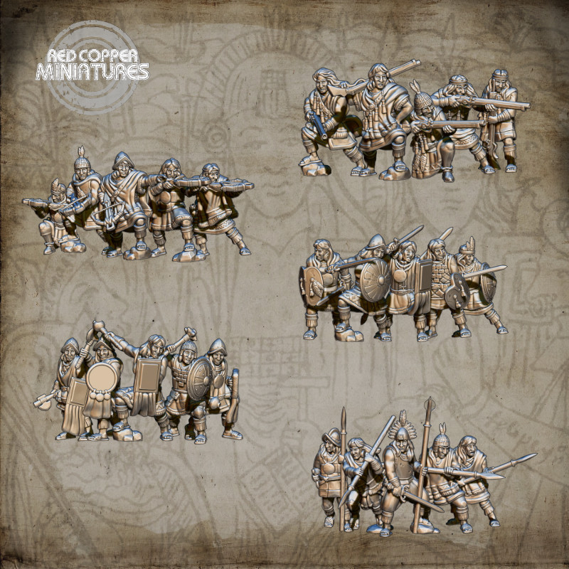 Inca rebellion Triumph! army pack - Renders