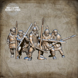 Rebel inca spearmen - Render