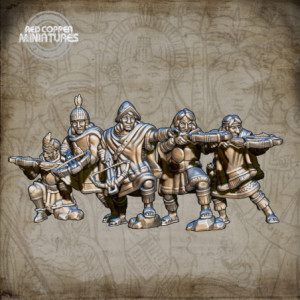 Rebel inca crossbowmen - Render