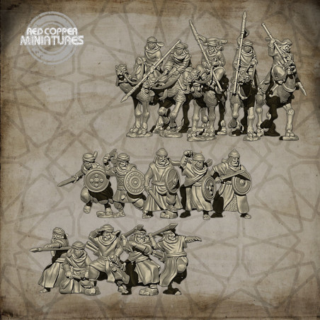 Pack de ejército tuareg para DBA y Triumph! - Renders