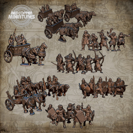 Pack de ejército del Imperio Hitita para DBA - Renders