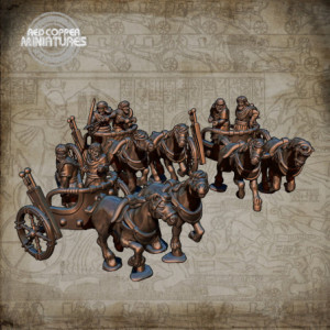 Carros ligeros sirios del Imperio Hitita - Render