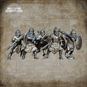 Lanceros de los pueblos del mar - Render