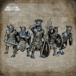 Guerreros de los pueblos del mar - Render