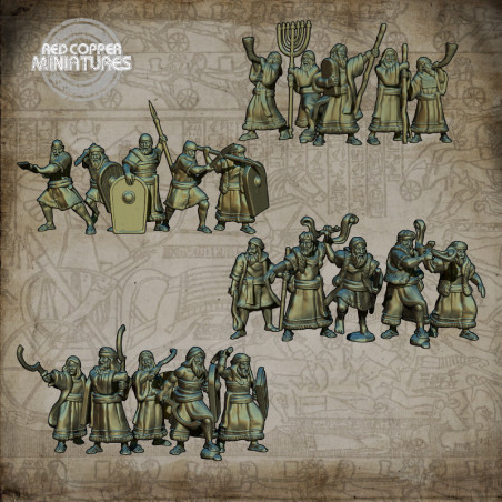 Packs de ejército de hebreos tempranos para DBA y Triumph! - Renders
