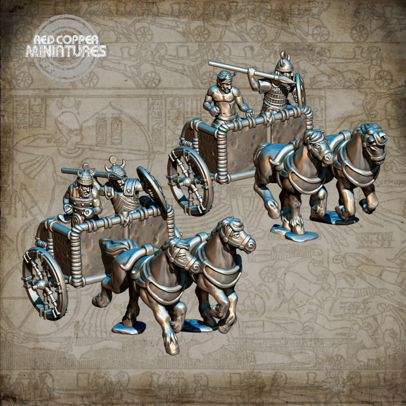 Carros de los pueblos del mar - Render