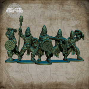 Guerreros cuextecatl aztecas - Render
