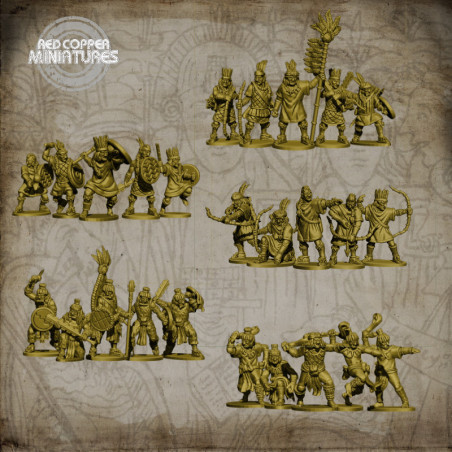 Tarascans DBA and Triumph! army packs - Renders