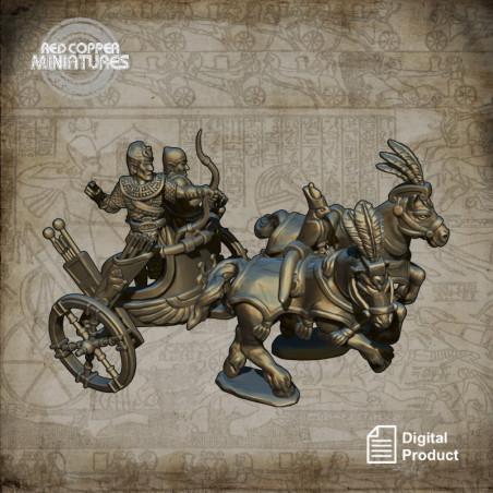Ramsés II del Imperio Nuevo de Egipto - Render