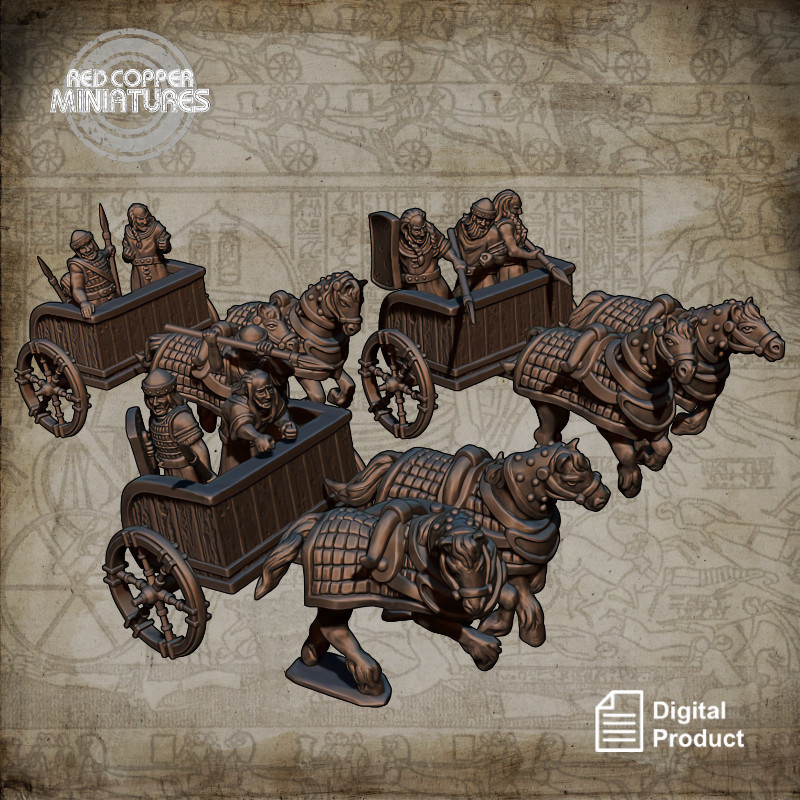 Carros pesados del Imperio Hitita - Render
