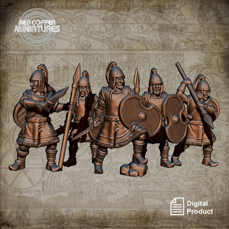 Guardia real del Imperio Hitita - Render