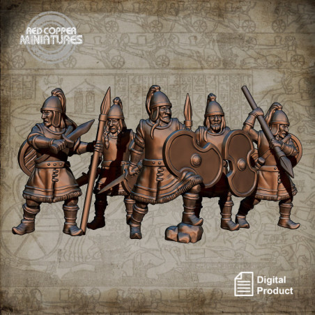 Guardia real del Imperio Hitita - Render