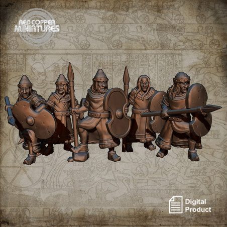 Lanceros del Imperio Hitita - Render