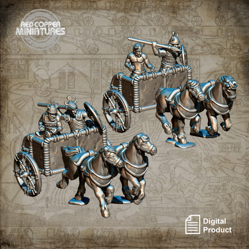 Carros de los pueblos del mar - Render