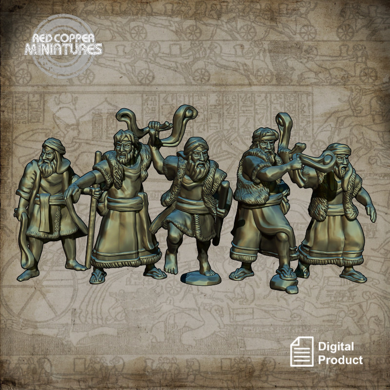 Hostigadores de los hebreos tempranos - Render