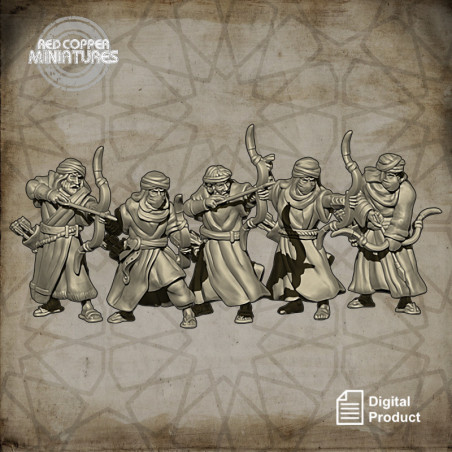 Arqueros árabes tempranos - Render