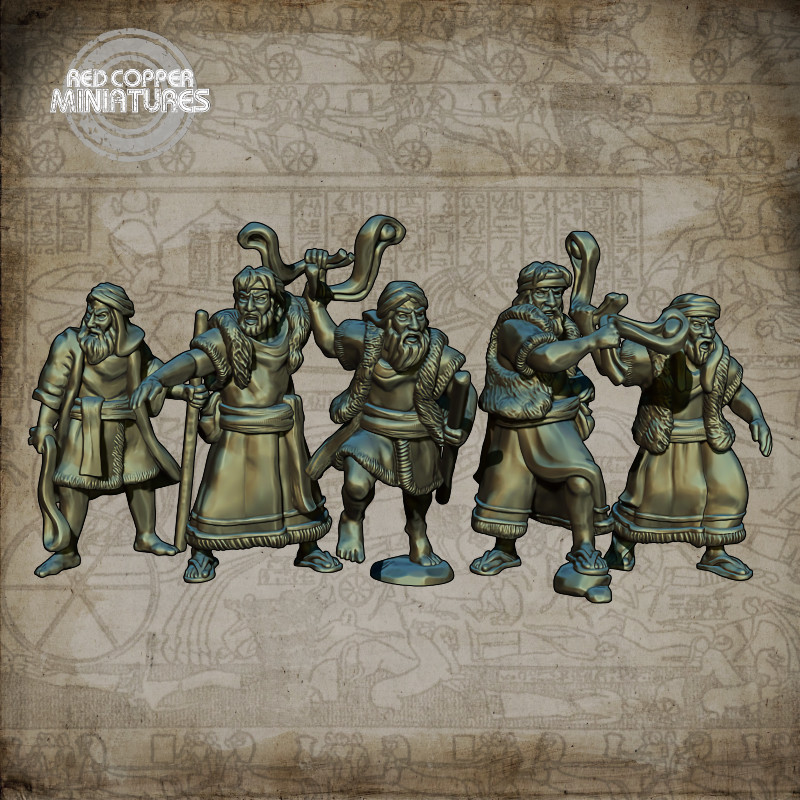 Hostigadores de los hebreos tempranos - Render