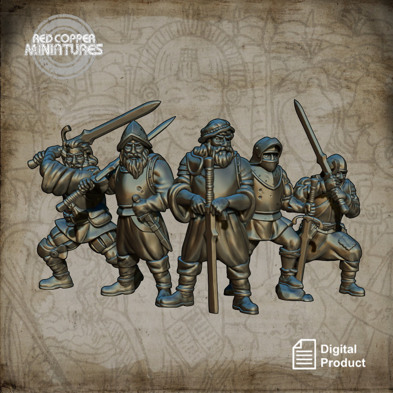 Grandes Espaderos de los conquistadores españoles - Render