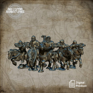 Caballería Ligera de los conquistadores españoles - Render