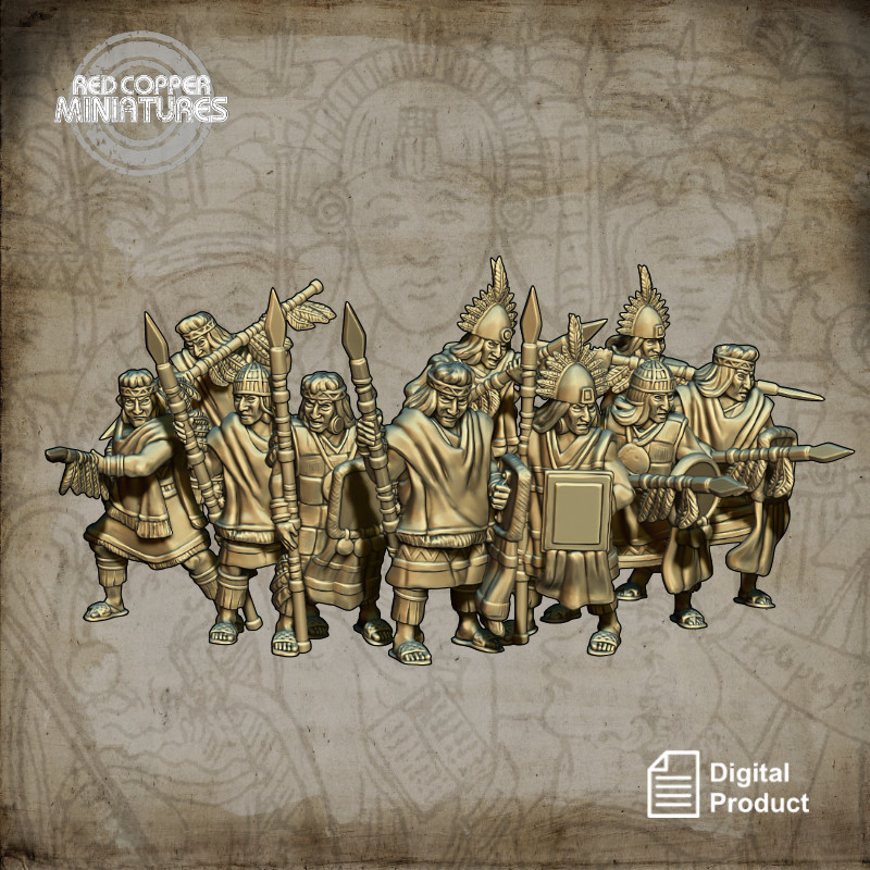 Piqueros incas - Render