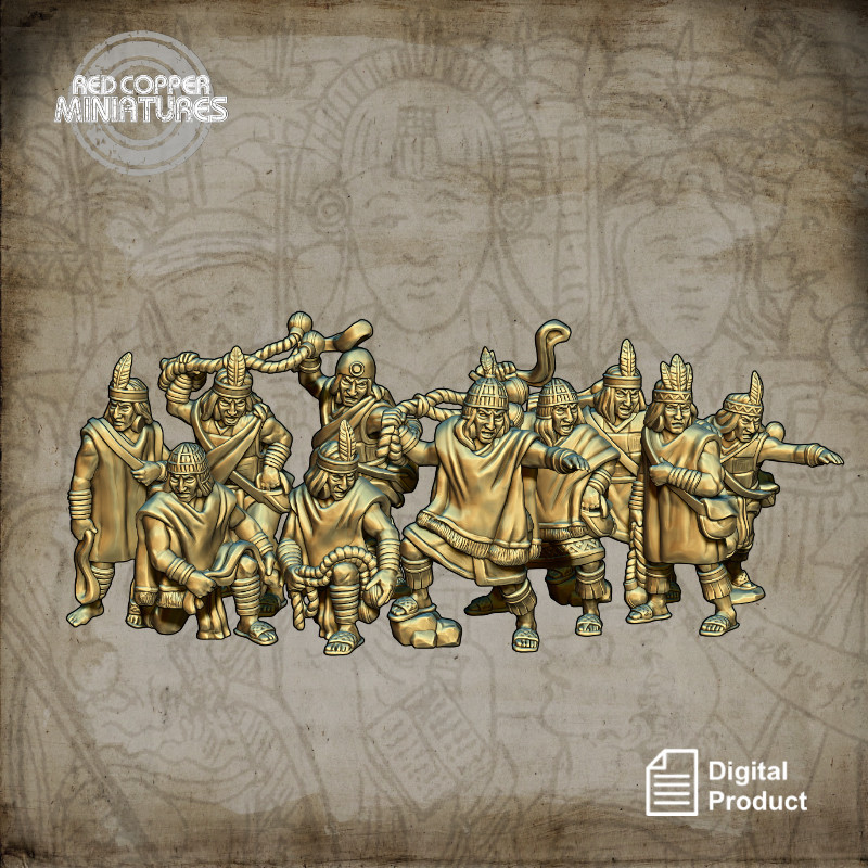 Hostigadores incas - Render