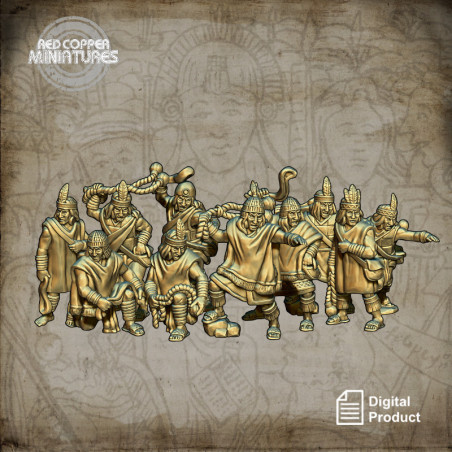 Hostigadores incas - Render