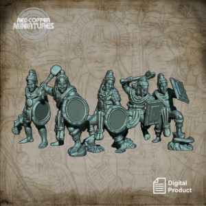 Guerreros mayas - Render