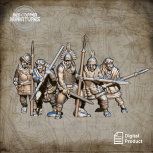 Lanceros rebeldes incas - Render