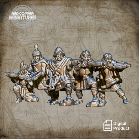 Ballesteros rebeldes incas - Render