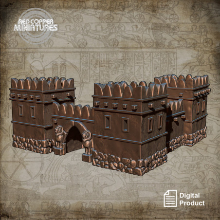 Ciudad hitita de Hattusa - Render