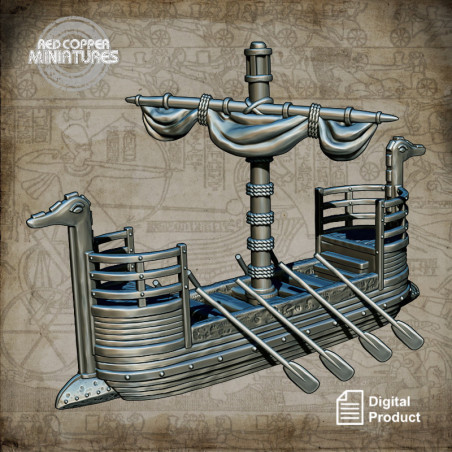 Barco de la edad de bronce - Render