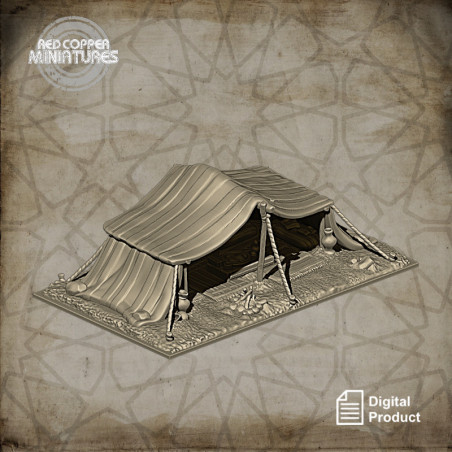 Jaima o campamento árabe - Render