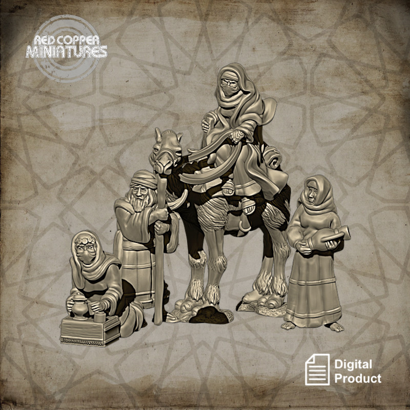 Civiles árabes - Render