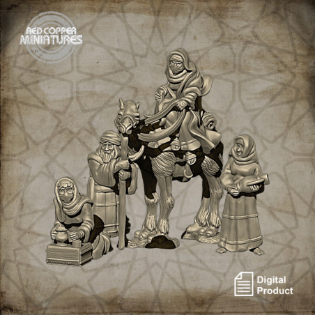 Civiles árabes - Render