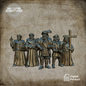 Gobernadores y misioneros coloniales - Render