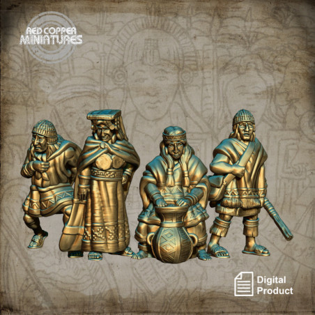 Civiles incas - Render