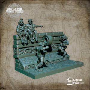 Juego de la pelota mesoamericano - Render