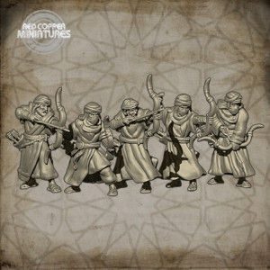 Arqueros árabes tempranos - Render