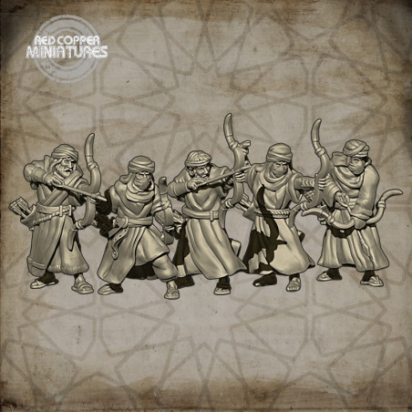 Arqueros árabes tempranos - Render