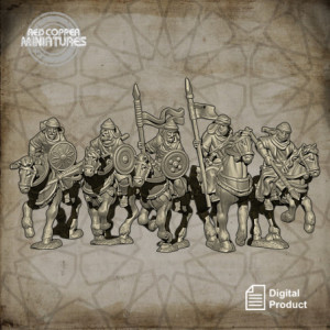 Early Arab cavalry - Render