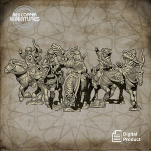 Early Arab light cavalry - Render